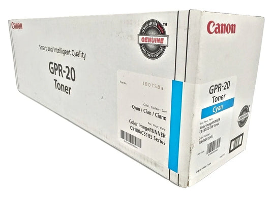 Genuine Canon GPR-20 Cyan Toner Cartridge