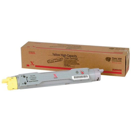 Genuine Xerox Phaser 6250 High-Yield Yellow Toner Cartridge