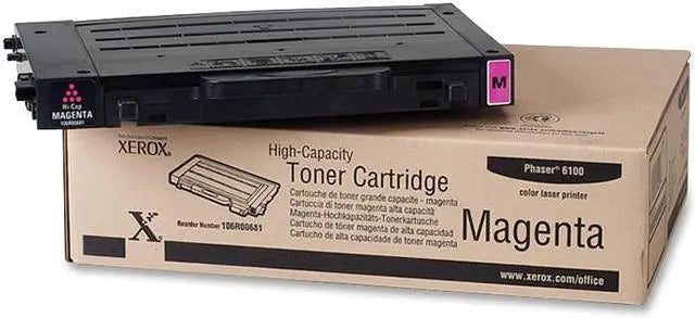 Original Xerox Phaser 6100 High Yield Magenta Toner Cartridge
