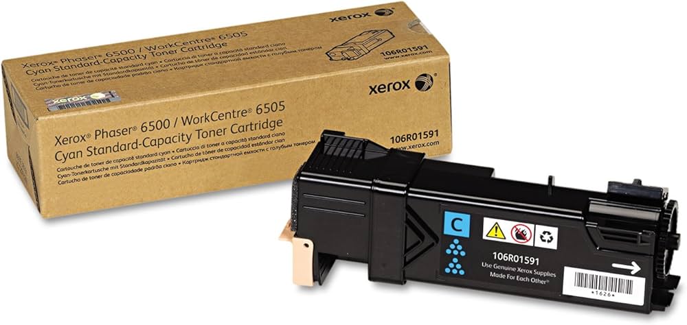 Original Xerox PHASER 6500/6505 Standard Yield Cyan Toner Cartridge