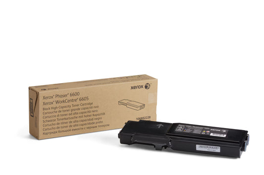 Original Xerox Work Center 6600 High Yield Black Toner Cartridge
