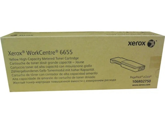 Original Xerox WORKCENTRE 6655 High Yield Yellow Toner Cartridge
