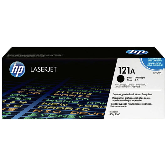 New, Pre-Owned - HP 121A Standard Yield Black Toner Cartridge, C9700A