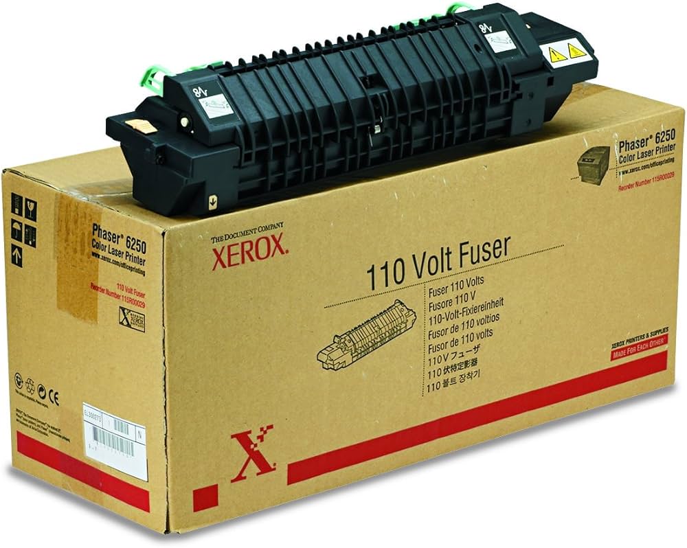 New, Pre-Owned - Xerox Phaser 6250 Standard Yield Black Fuser Unit, 115R00029