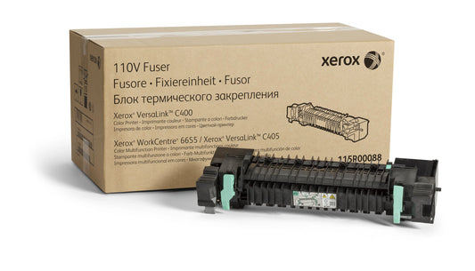Genuine Xerox 110V Fuser Kit Standard Yield Black Toner Cartridge
