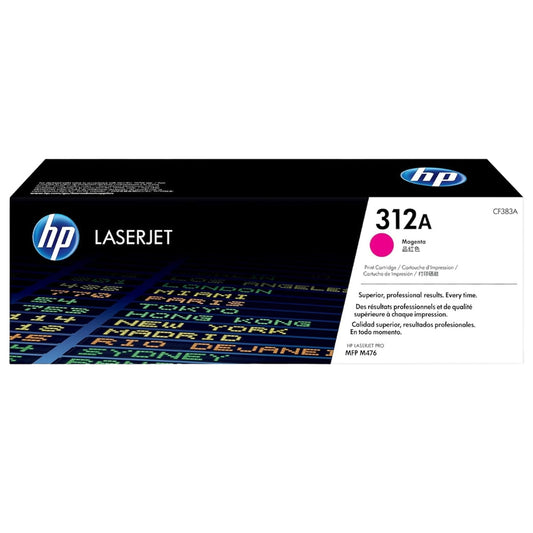 New, Pre-Owned - HP 312A Standard-Yield Magenta Toner Cartridge, CF383A