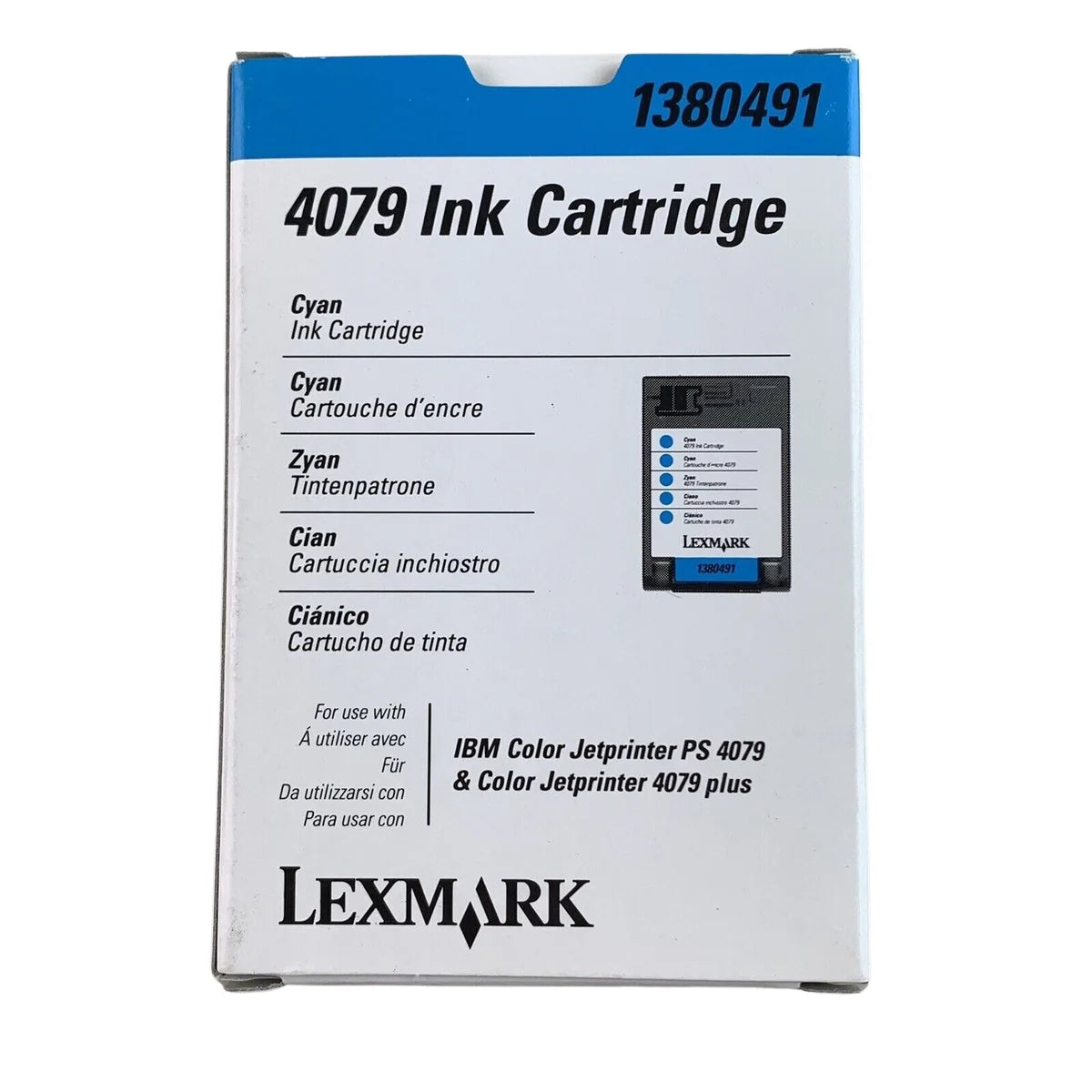 Original Lexmark 4079 Standard Yield Cyan Ink Cartridge