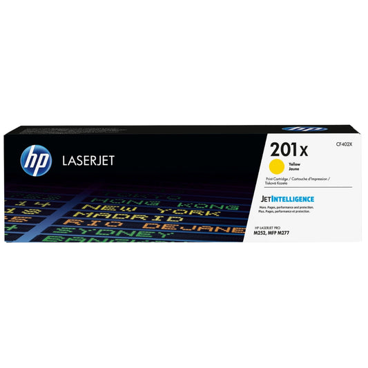 New, Pre-Owned - HP 201X High-Yield Yellow LaserJet Toner Cartridge, CF402X