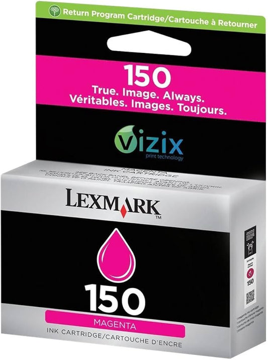 Genuine Lexmark 150 Standard Yield Magenta Inkjet Cartridge