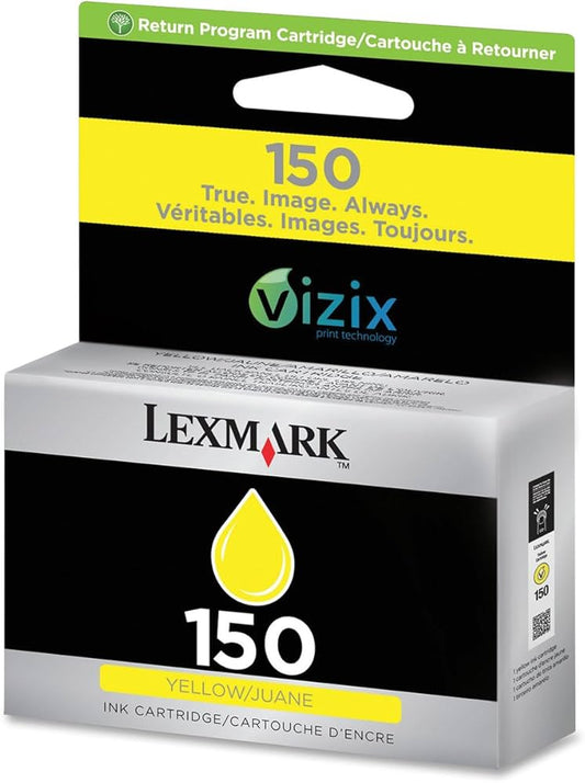 Genuine Lexmark 150 Standard Yield Yellow Inkjet Cartridge