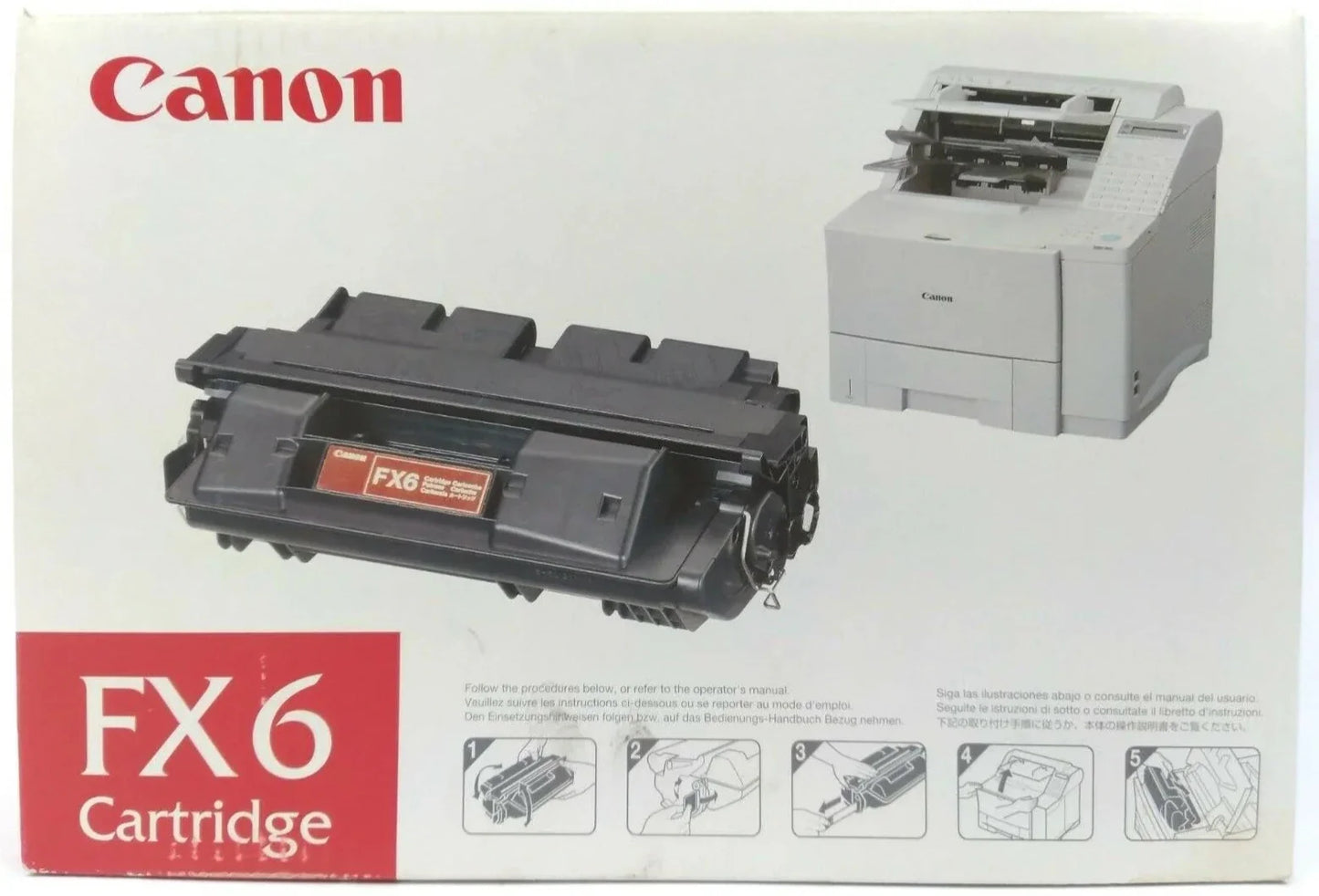 Genuine Canon FX-6 High-Yield Black Toner Cartridge