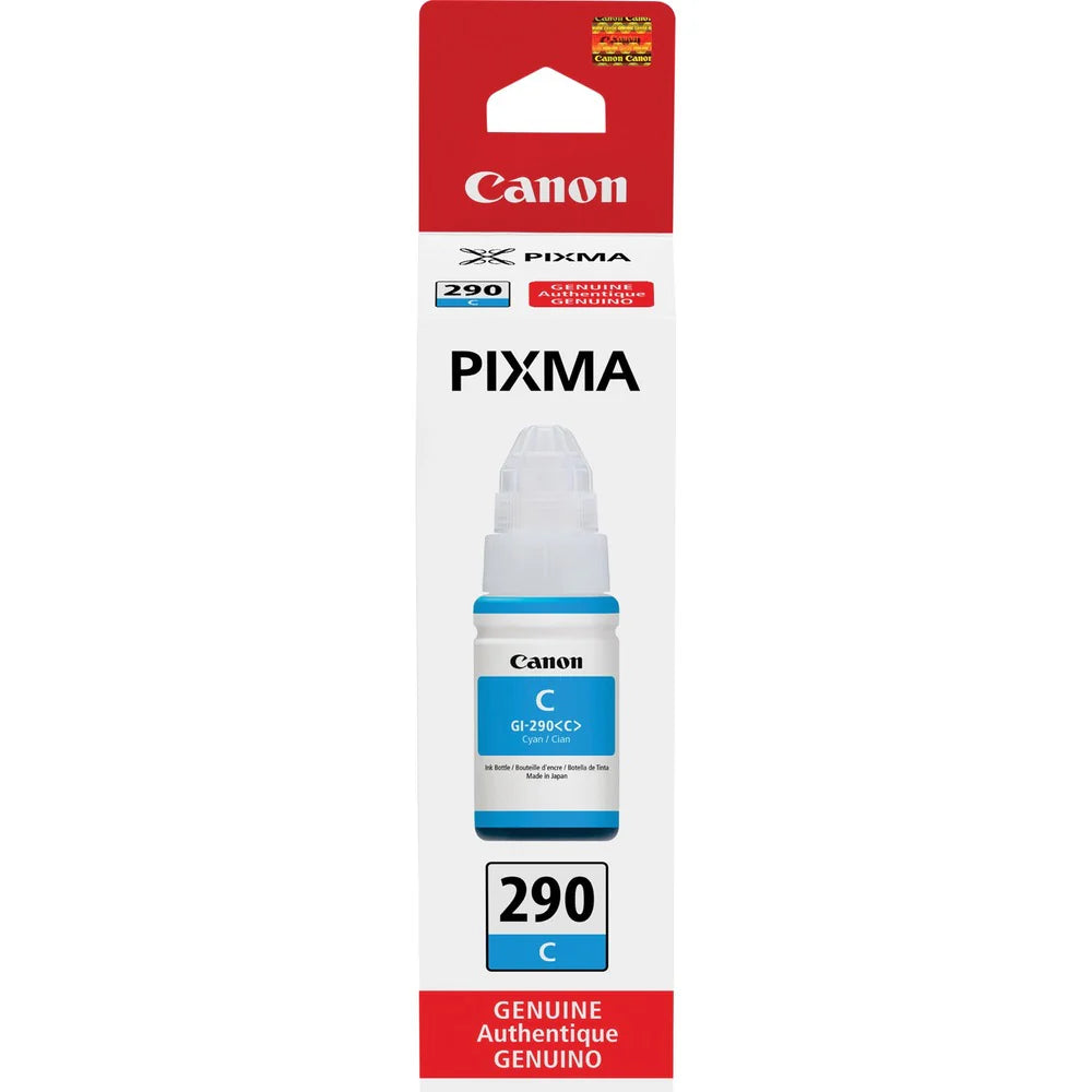 Original Canon GI-290 High Yield Cyan Ink Bottle