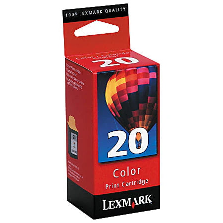 Genuine Lexmark 20 Standard Yield Color Inkjet Cartridge