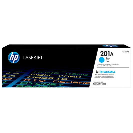New, Pre-Owned - HP 201A Standard Yield Cyan Toner Cartridge, CF401A