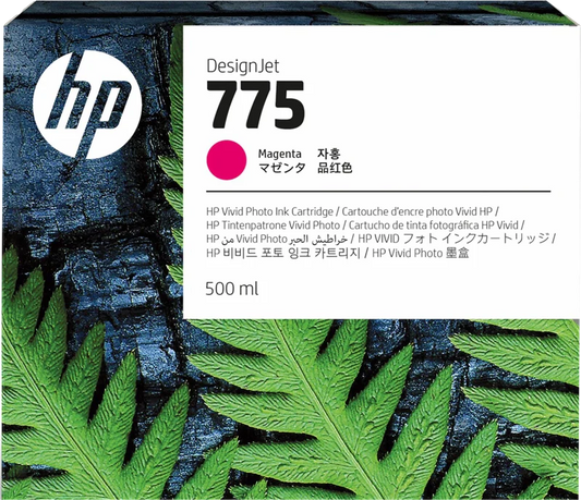 Original HP 775 Standard Yield Magenta (500ml) Ink Cartridge