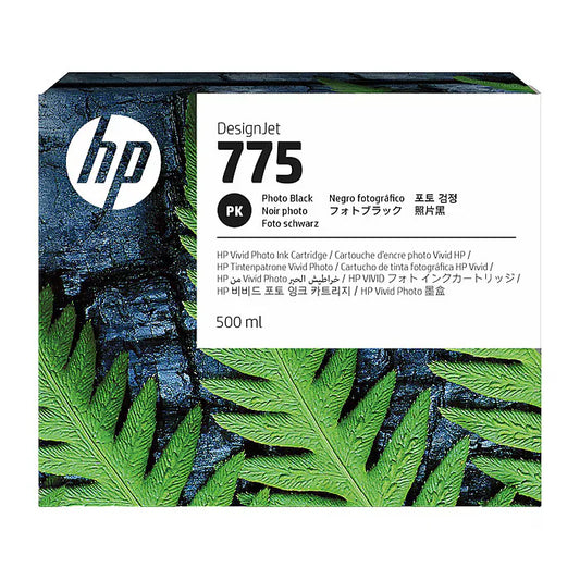 Original HP 775 Standard Yield Photo Black (500ml) Ink Cartridge