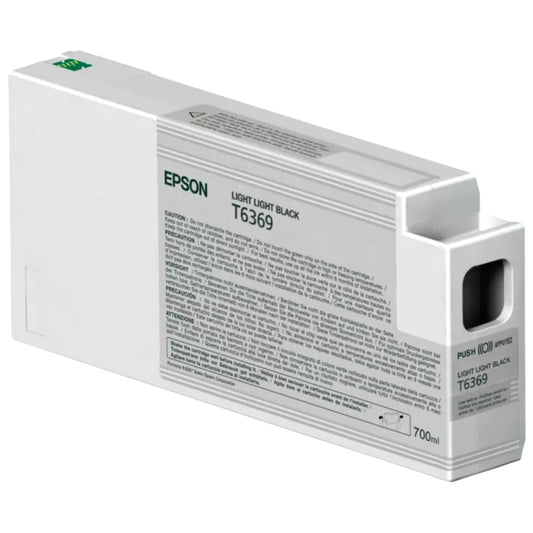 New, Pre-Owned - Epson T6369 Light Light Black Ink Cartridge, T636900
