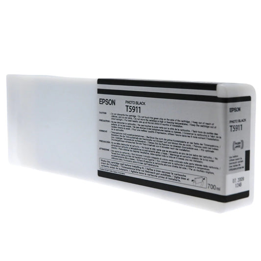 Genuine Epson T5911 Photo Black UltraChrome K3 Ink Cartridge