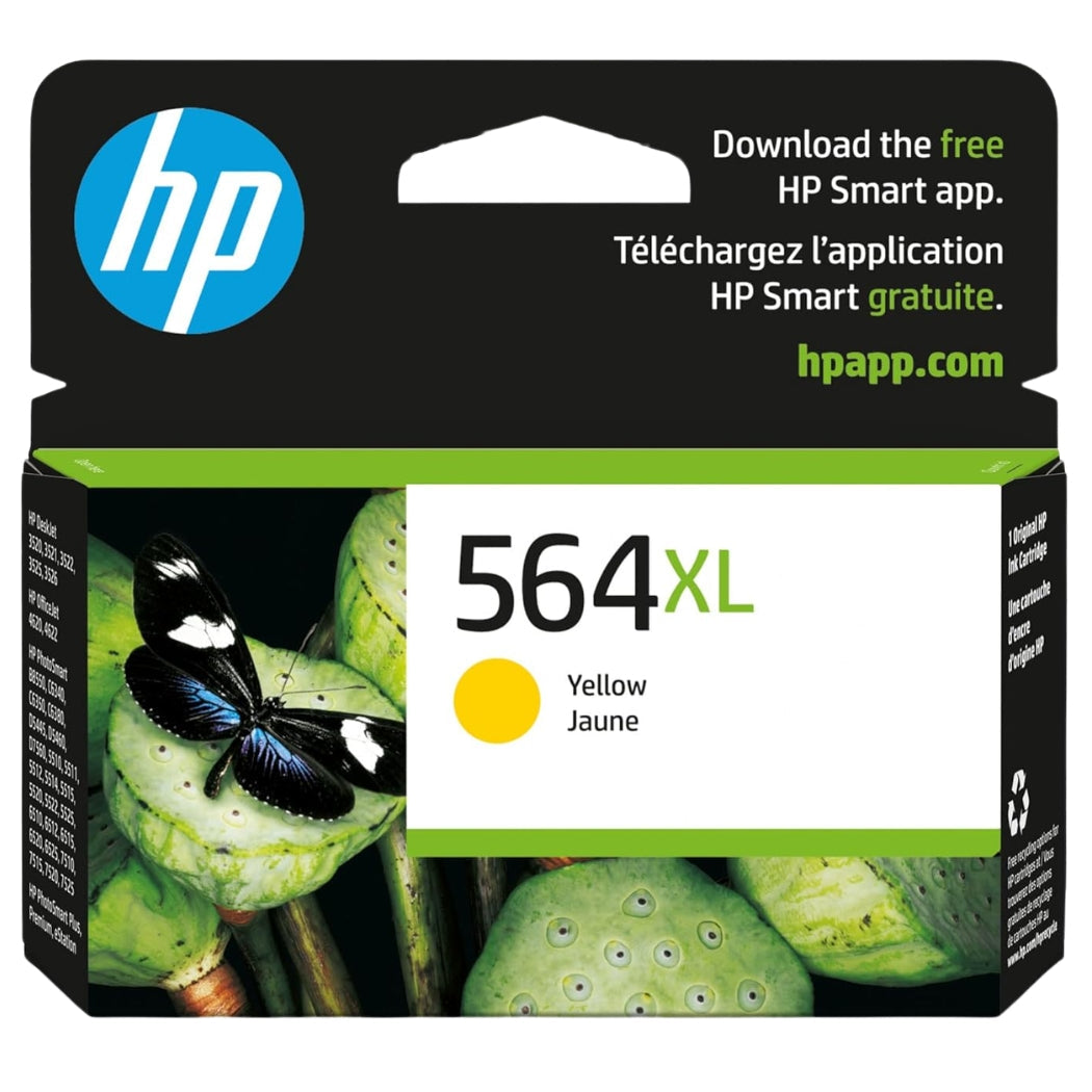 New, Pre-Owned - HP 564XL (CB325WN) Yellow Ink Cartridge