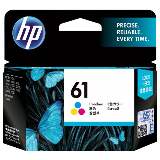 New, Pre-Owned - HP 61 (CH562WN)Tri-Color Ink Cartridge
