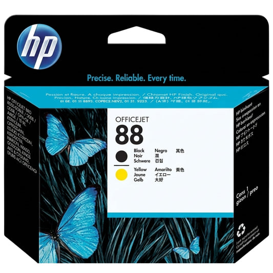 New, Pre-Owned - HP 88 (C9381A) Black and Yellow New, Pre-Owned - Printhead
