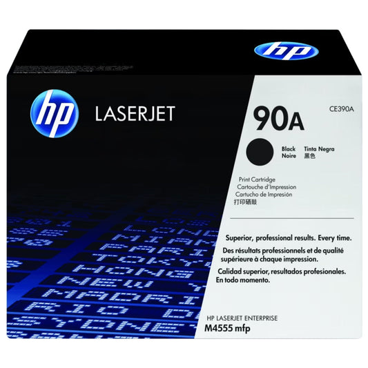 New, Pre-Owned - HP 90A Black LaserJet Toner Cartridge, CE390A