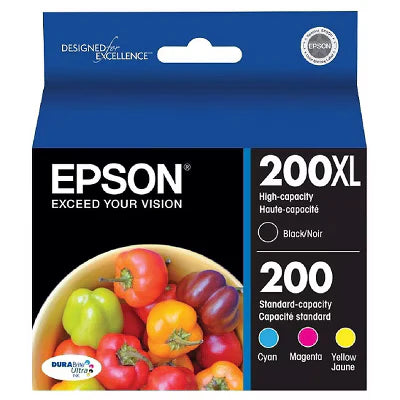 Original Epson 200XL BK/ 200 CLR Ink Cartridge