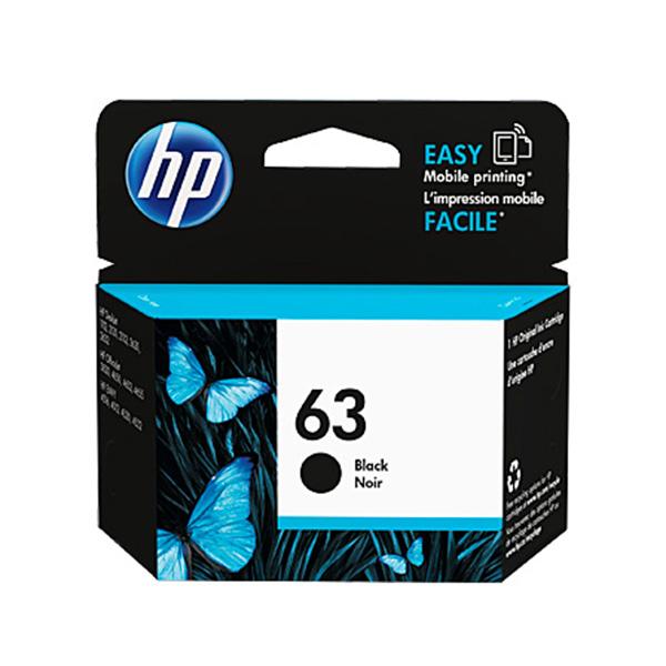 Original HP 63 (F6U62AN) Black Ink Cartridge