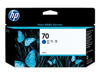 Original HP 70 130-ml (C9458A) Blue Ink Cartridge