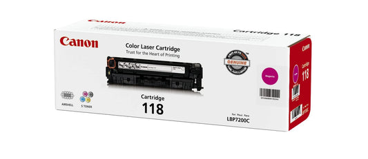 Genuine Canon 118 High-Yield Magenta Toner Cartridge