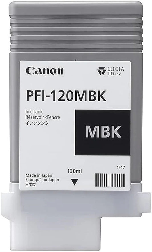 Original Canon PFI-120 Matte Black High-Yield Ink Cartridge