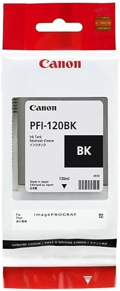 Original Canon PFI-120 Black High-Yield Ink Cartridge