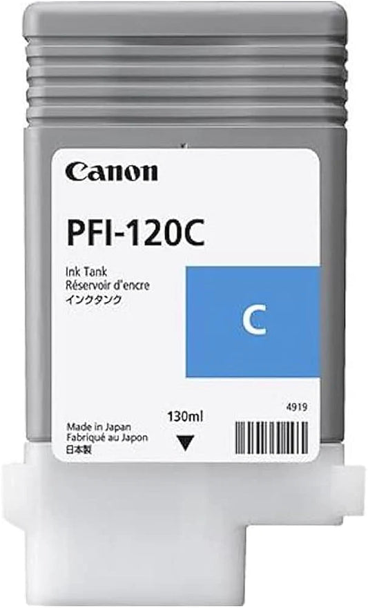 Original Canon PFI-120 Cyan High-Yield Ink Cartridge