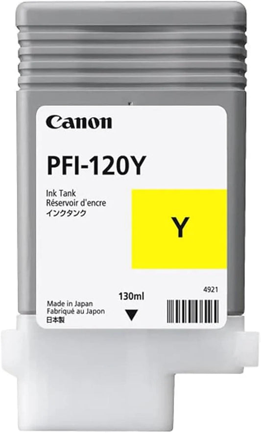 Original Canon PFI-120 Yellow High-Yield Ink Cartridge