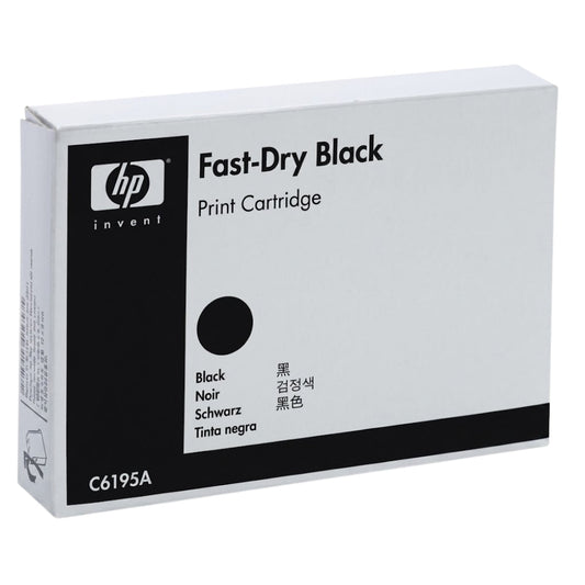 New, Pre-Owned - HP C6195A Fast Dry Black Ink Cartridges