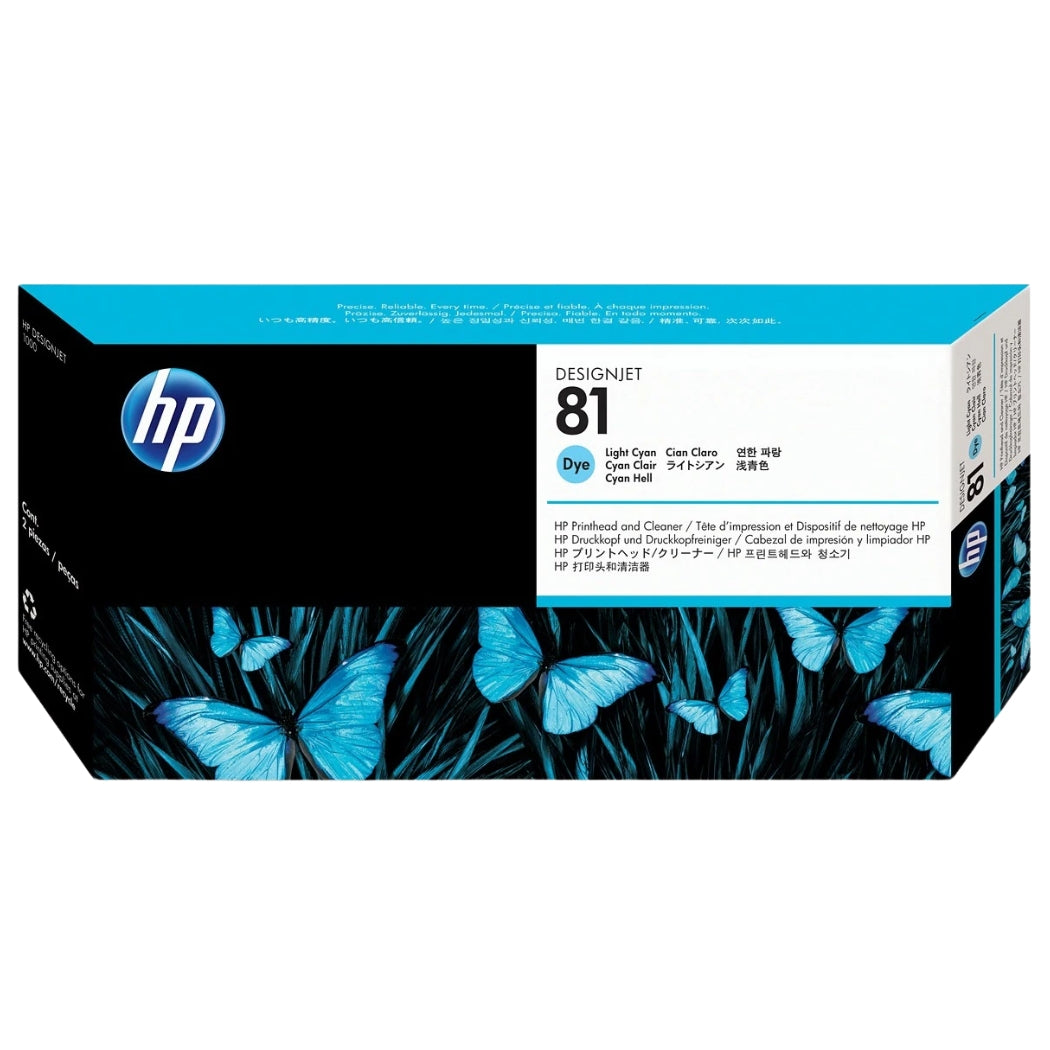 New, Pre-Owned - HP 81 Light Cyan Printhead Cleaner ONLY, C4954A