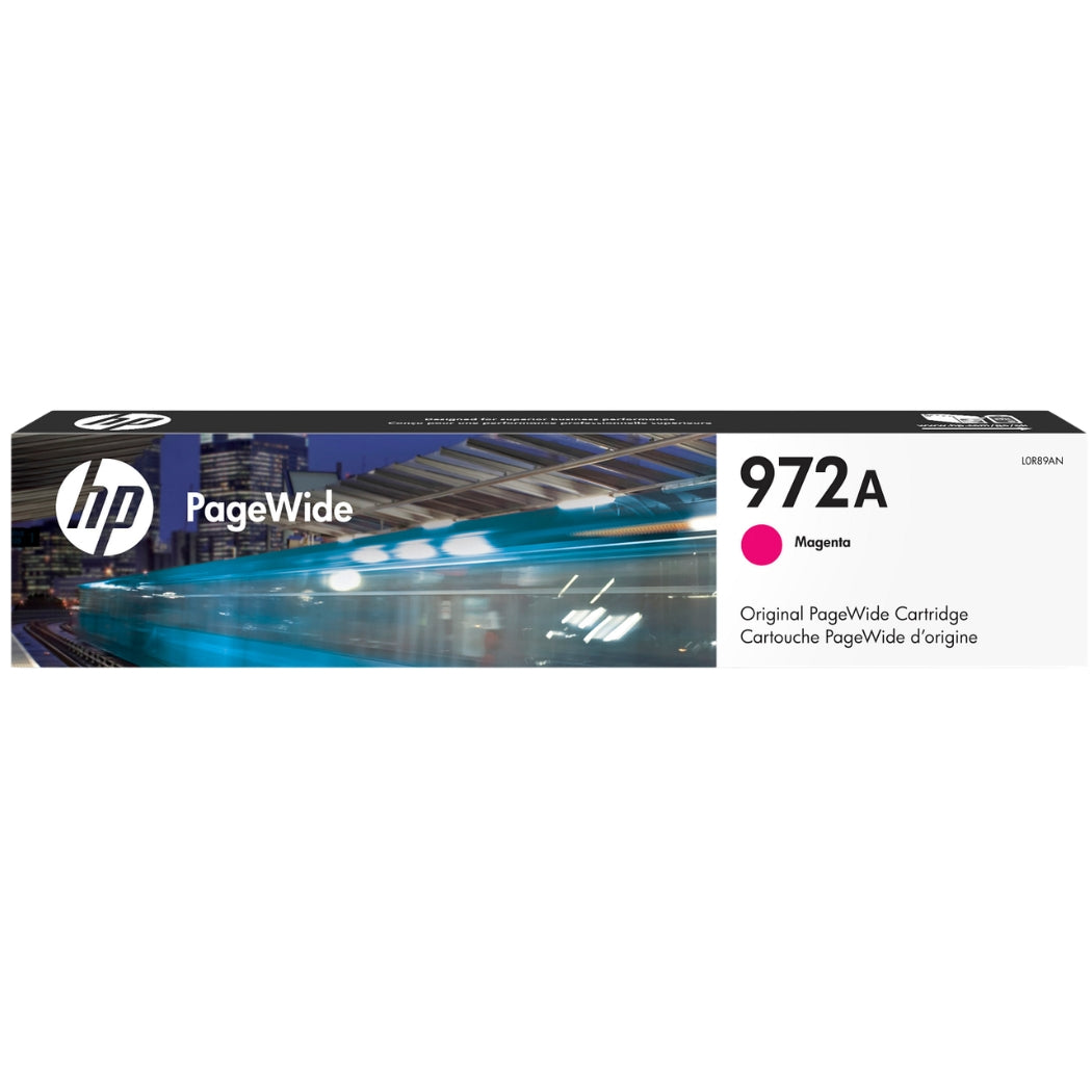 New, Pre-Owned - HP 972A Magenta New, Pre-Owned - PageWide Inkjet Cartridge, L0R89AN