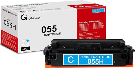 Original Canon 055H High-Yield Cyan Laser Toner Cartridge