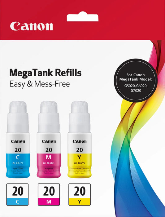 Canon GI-20 High-Yield Color Ink Bottle