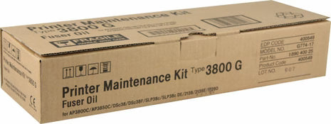 Original Ricoh Type 3800G Fuser Oil Bottle Printer Maintenance Kit