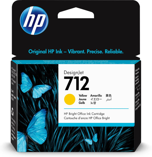 Original HP 712 29ml Yellow DesignJet Ink Cartridge