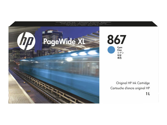Genuine HP 867 Standard Yield cyan ink cartridge