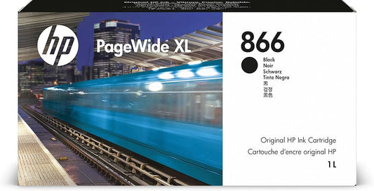 Original HP 866 Black 1000ml (1 Litre) PageWide XL Inkjet Cartridge