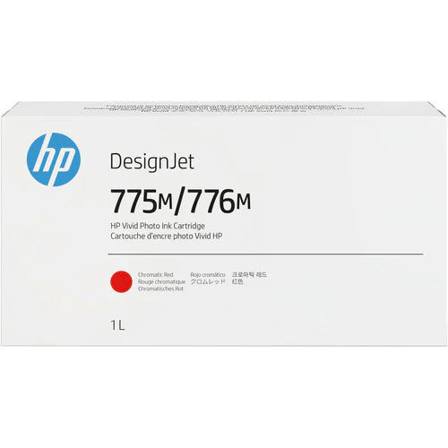 Genuine HP 775M/776M Chromatic Red DesignJet Ink Cartridge