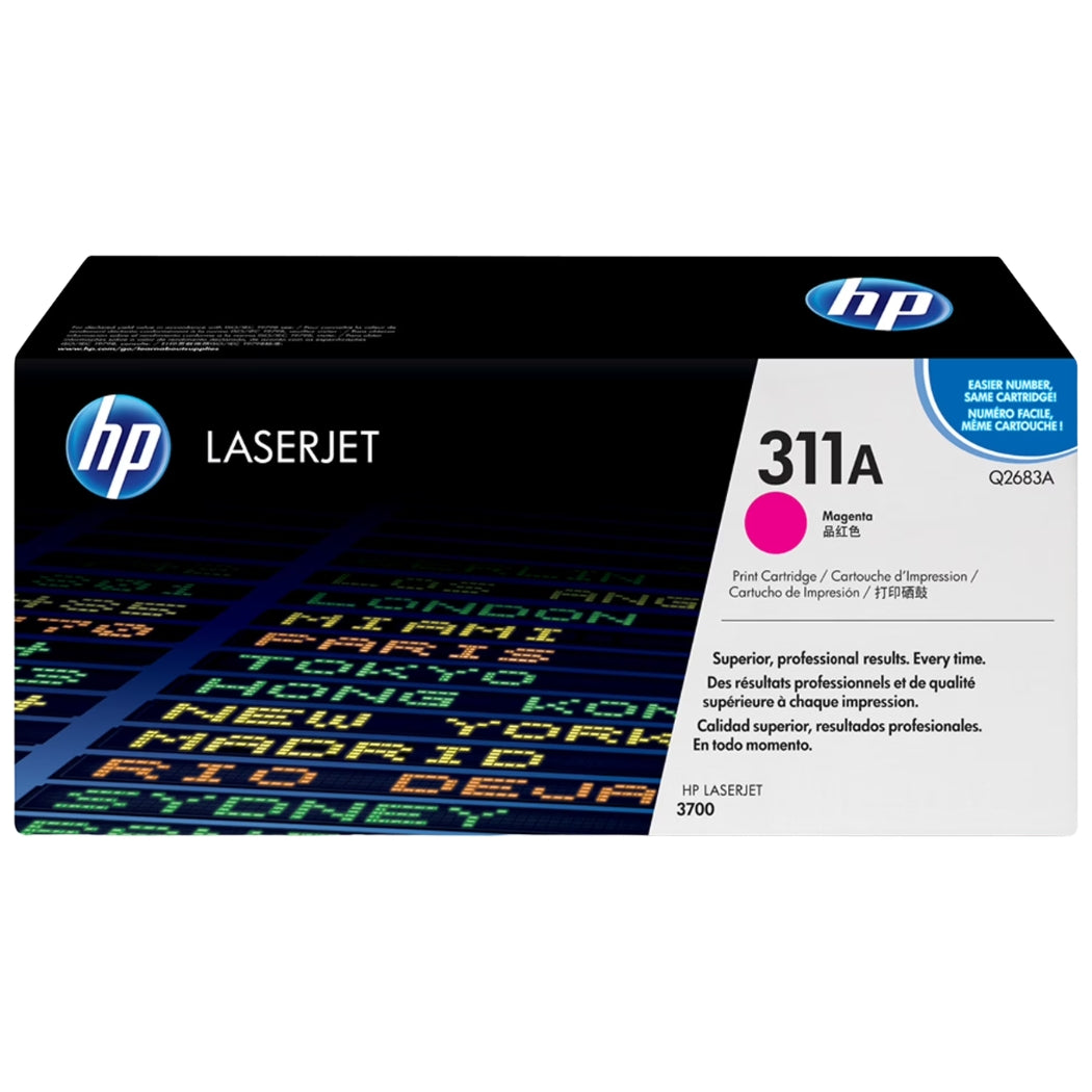 New, Pre-Owned - HP 311A Magenta Toner Cartridge, Q2683A