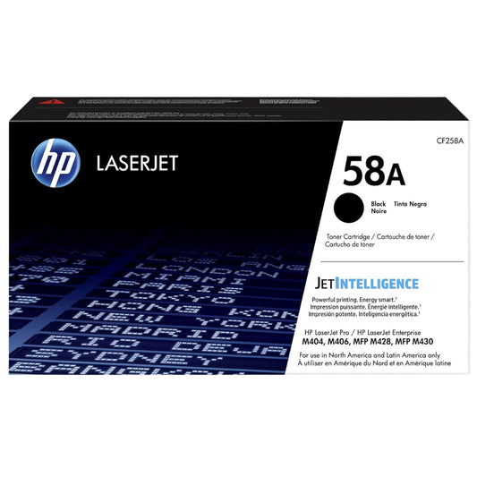 New, Pre-Owned - HP 58A LaserJet Toner Cartridge, CF258A