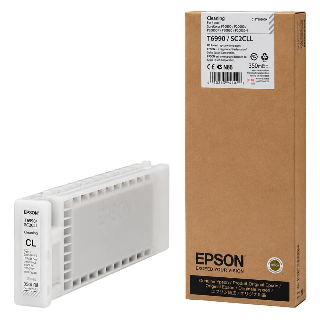 New, Pre-Owned - Epson T6990 350ml SureColor Cleaning Cartridge, SC2CLL