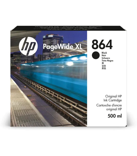 Genuine HP 864 500ml Black PageWide XL Ink Cartridge
