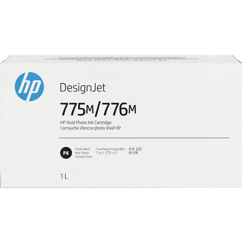 Genuine HP 775M/776M Photo Black DesignJet Ink Cartridge