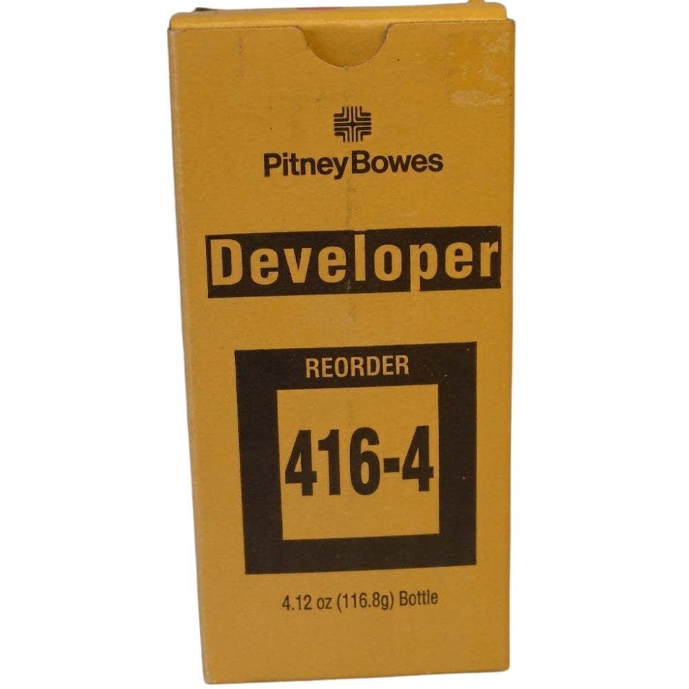 New, Pre-Owned, Original Pitney Bowes 416-4 Standard Yield Black Copier Developer, 4164
